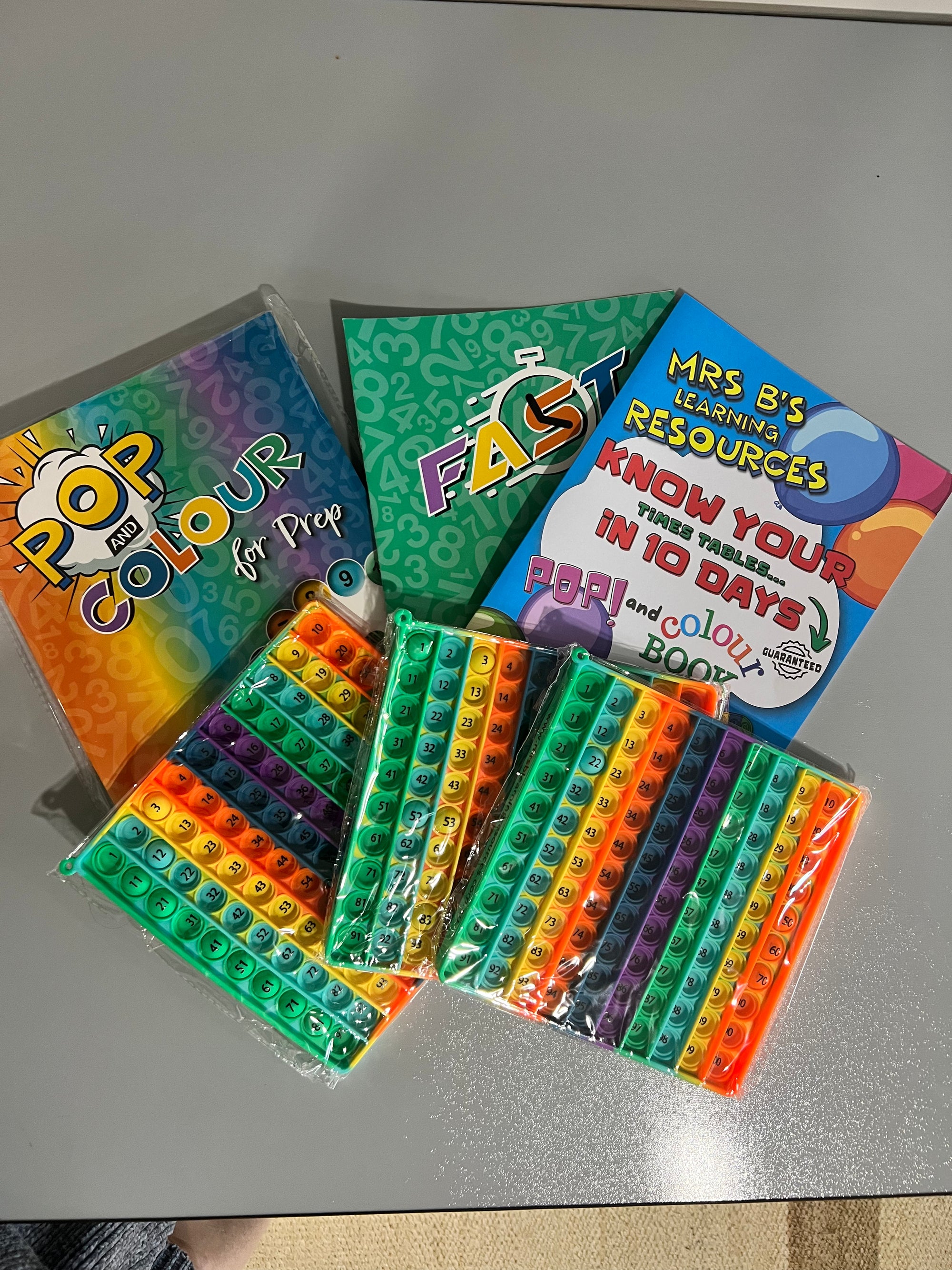 Pop-It 100s Chart x 3 - Family Pack