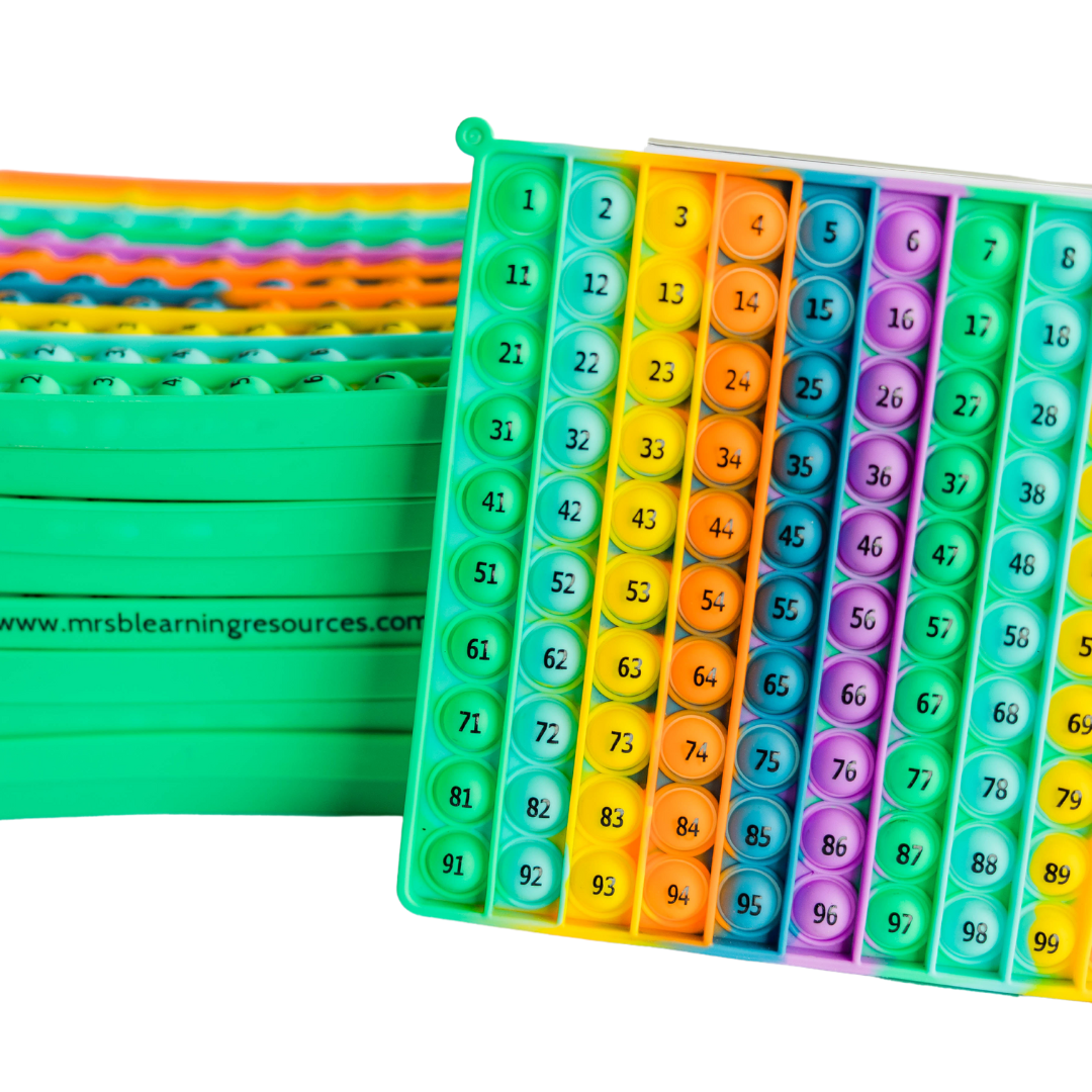 Sensory 100s Chart™️ - 10 Pack | Mrs B's Learning Resources